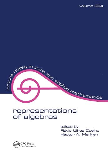 Representations of Algebras - Lecture Notes in Pure and Applied Mathematics (Paperback)
