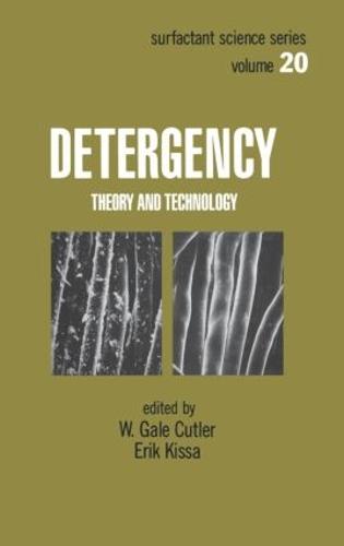 Detergency: Theory and Technology - Surfactant Science 20 (Hardback)