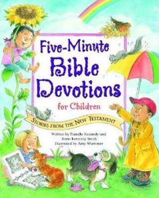 Five-Minute Bible Devotions for Children: New Testament (Spiral bound)