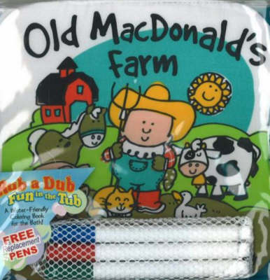 Old MacDonald's Farm: A Bathtub Coloring Book (Rag book)