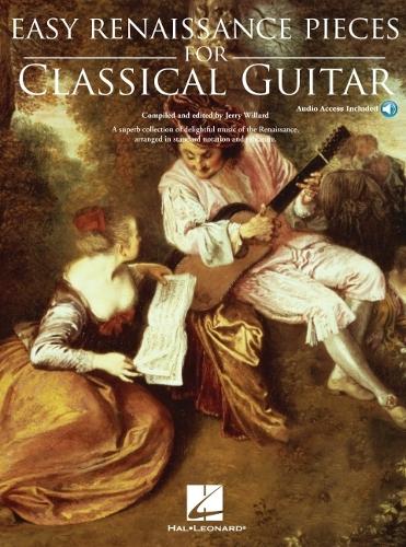 Easy Renaissance Pieces For Classical Guitar (Paperback)