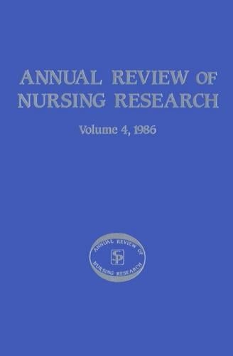 Annual Review of Nursing Research, 1986 (Hardback)