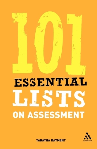 101 Essential Lists on Assessment - Essential Lists S. (Paperback)