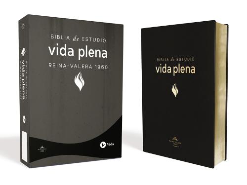 RVR 1960 Biblia De Estudio Vida Plena, Piel Especial, Negro (Leather / fine binding)