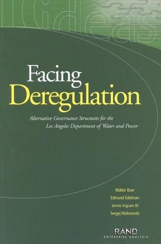 Governance in a Changing Market: The Los Angeles Department of Water and Power (Paperback)