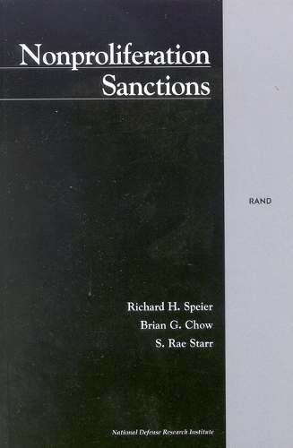 Nonproliferation Sanctions (Paperback)