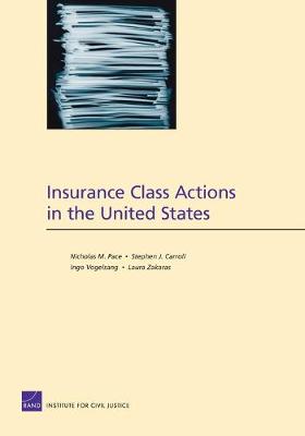 Insurance Class Actions in the United States (Paperback)