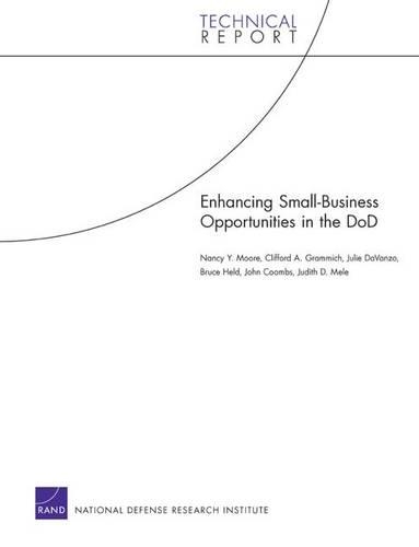 Enhancing Small-business Opportunities in the DoD (Paperback)