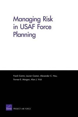 Managing Risk in USAF Force Planning (Paperback)