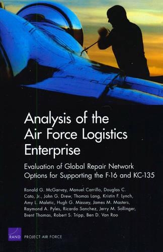 Analysis of the Air Force Logistics Enterprise: Evaluation of Global Repair Network Options for Supporting the F-16 and KC-135 (Paperback)