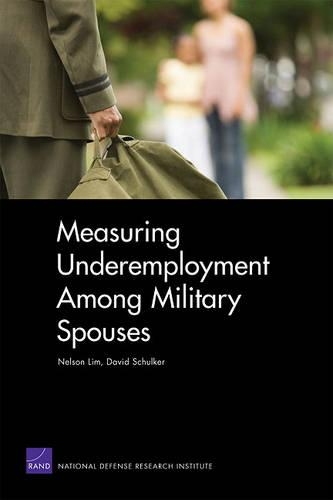 Measuring Underemployment Among Military Spouses (Paperback)