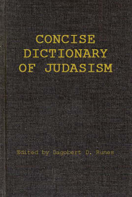 Concise Dictionary of Judaism (Hardback)