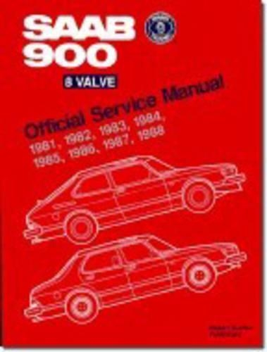 Saab 900 8-valve Official Service Manual 1981-88 (Paperback)