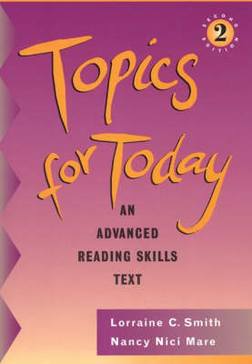 Topics for Today Internat Edtn (Paperback)
