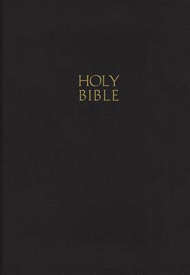 NKJV, Holy Bible, Giant Print, Leather-Look, Black, Red Letter Edition (Paperback)