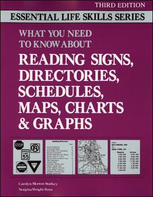Reading Signs, Directories, Schedules, Maps, Charts & Graphs (Paperback)