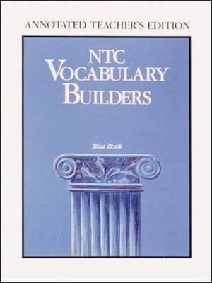 NTC Vocabulary Builders, Blue Book: Teachers Edition (Paperback)