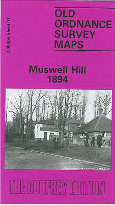 Muswell Hill 1894: London Sheet 11.2 - Old Ordnance Survey Maps of London (Sheet map, folded)