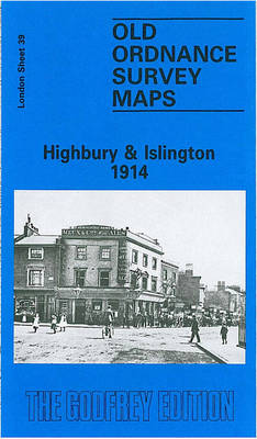 Highbury and Islington 1914: London Sheet 039.3 - Old Ordnance Survey Maps of London (Sheet map, folded)