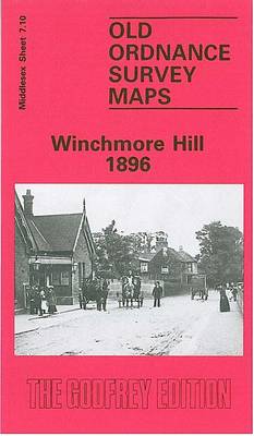 Winchmore Hill 1896: Middlesex Sheet 07.10 - Old O.S. Maps of Middlesex (Sheet map, folded)