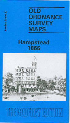 Hampstead 1866: London Sheet 027.1 - Old O.S. Maps of London (Sheet map, folded)