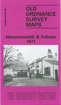 Hammersmith and Fulham 1871: London Sheet 086.1 - Old O.S. Maps of London (Sheet map, folded)