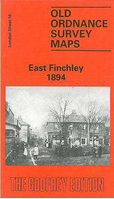 East Finchley 1894: London Sheet 010.2 - Old O.S. Maps of London (Sheet map, folded)