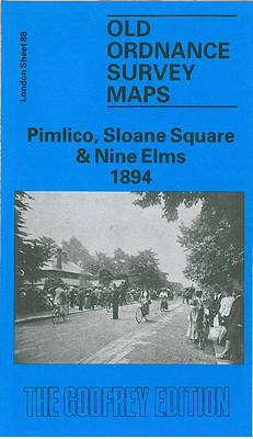 Pimlico, Sloane Square and Nine Elms 1894: London Sheet 088.2 - Old O.S. Maps of London (Sheet map, folded)