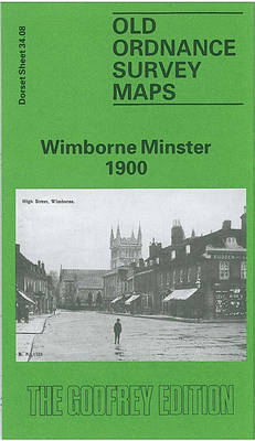 Wimborne Minster 1900: Dorset Sheet 34.08 - Old O.S. Maps of Dorset (Sheet map, folded)