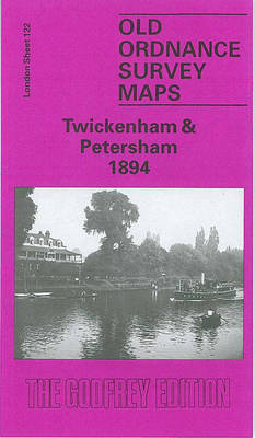 Twickenham and Petersham 1894: London Sheet 122 - Old O.S. Maps of London (Sheet map, folded)