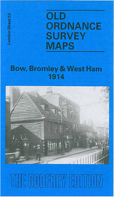 Bow, Bromley and West Ham 1914: London Sheet 053.3 - Old Ordnance Survey Maps of London (Sheet map, folded)