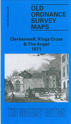 Clerkenwell, Kings Cross and the Angel 1871: London Sheet 050.1 - Old Ordnance Survey Maps of London (Sheet map, folded)