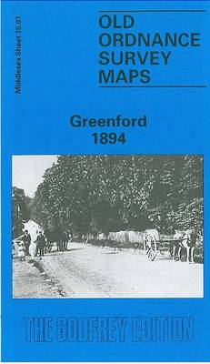 Greenford 1894: Middlesex Sheet 15.07a - Old O.S. Maps of Middlesex (Sheet map, folded)