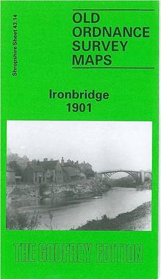 Ironbridge 1901: Shropshire Sheet 43.14 - Old O.S. Maps of Shropshire (Sheet map, folded)