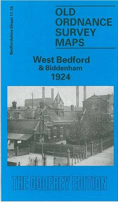 West Bedford and Biddenham 1924: Bedfordshire Sheet 11.15 - Old O.S. Maps of Bedfordshire (Sheet map, folded)
