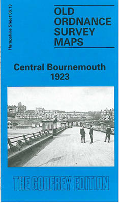 Central Bournemouth 1923: Hampshire Sheet 86.13 - Old O.S. Maps of Hampshire (Sheet map, folded)