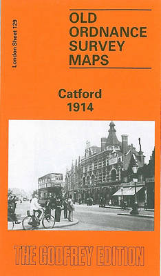 Catford 1914: London Sheet 129.3 - Old O.S. Maps of London (Sheet map, folded)