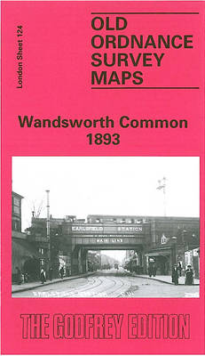 Wandsworth Common 1893: London Sheet 124 - Old O.S. Maps of London (Sheet map, folded)