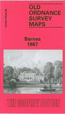 Barnes 1867: London Sheet 098.1 - Old O.S. Maps of London (Sheet map, folded)