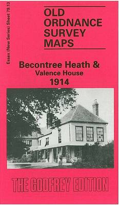 Beacontree Heath and Valence House 1914: Essex Sheet 79.13 - Old O.S. Maps of Essex (Sheet map, folded)