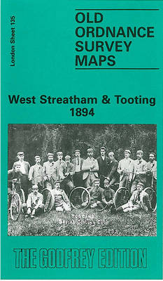 West Streatham and Tooting 1894: London Sheet 135 - Old O.S. Maps of London (Sheet map, folded)