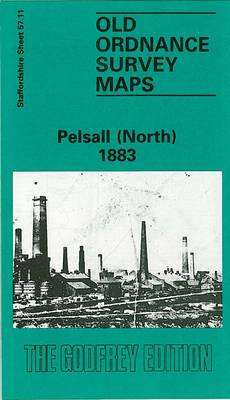 Pelsall (North) 1883: Staffordshire Sheet 57.11 - Old O.S. Maps of Staffordshire (Sheet map, folded)