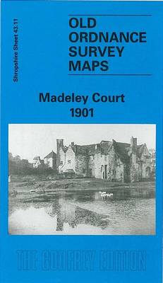 Madeley Court 1901: Shropshire Sheet 43.11 - Old O.S. Maps of Shropshire (Sheet map, folded)