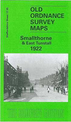 Smallthorne and East Tunstall 1922: Staffordshire Sheet 12.05 - Old O.S. Maps of Staffordshire (Sheet map, folded)