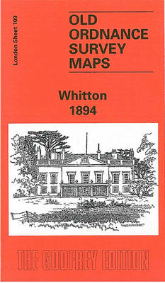 Whitton 1894: London Sheet 109 - Old O.S. Maps of London (Sheet map, folded)