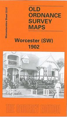 Worcester (SW) 1902: Worcestershire Sheet 33.07 - Old Ordnance Survey Maps of Worcestershire (Sheet map, folded)