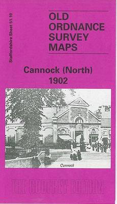 Cannock (North) 1902: Staffordshire Sheet 51.10 - Old O.S. Maps of Staffordshire (Sheet map, folded)