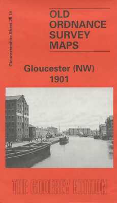 Gloucester (North West) 1901: Gloucestershire Sheet 25.14 - Old O.S. Maps of Gloucestershire (Sheet map, folded)