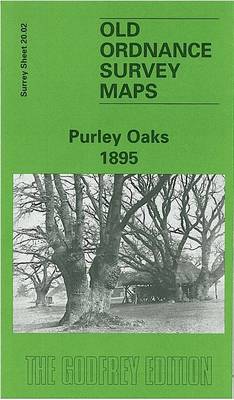 Purley Oaks 1895: Surrey Sheet 20.02 - Old Ordnance Survey Maps of Surrey (Sheet map, folded)