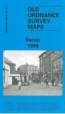 Bacup 1909: Lancashire Sheet 72.11 - Old O.S. Maps of Lancashire (Sheet map, folded)